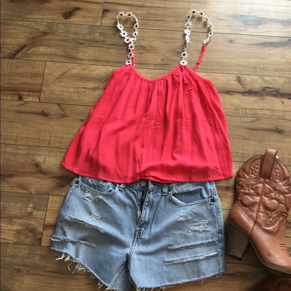 Flower Strap tank
